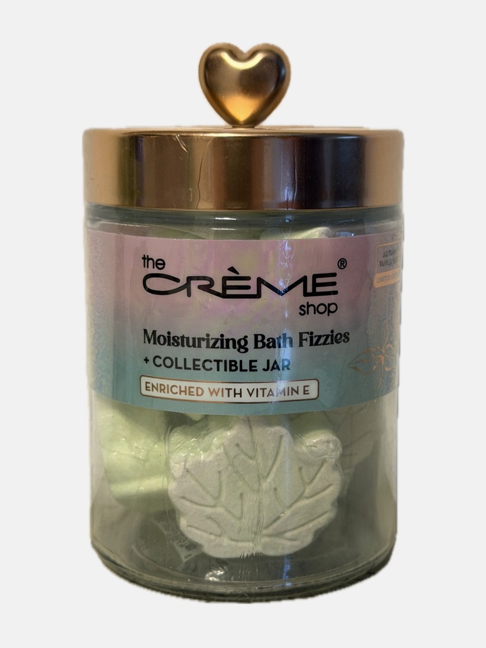 Moisturizing Bath Fizzies in Light Green - Collectible Jar